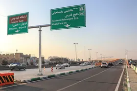 تقاطع غیرهم سطح پیامبراعظم (ص) در مشهد زیر بار ترافیک رفت