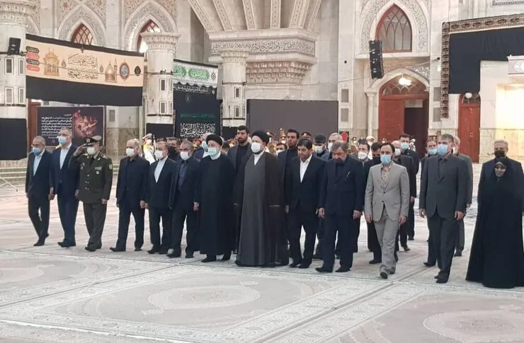 تجدید میثاق رئیس‌جمهور و هیئت‌دولت با بنیانگذار انقلاب| رئیسی: خدمت به مردم به انسان انگیزه و برکت می‌دهد