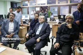 گزارش تصویری | بازدید محمدرضا قلندر شریف شهردار مشهد از موسسه فرهنگی شهرآرا