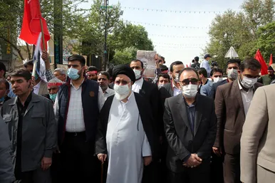 تشییع پیکر شهید حجت الاسلام اصلانی در مشهد