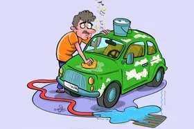 ترفندهای شستشوی خودرو با کمترین آب و صرف زمان محدود