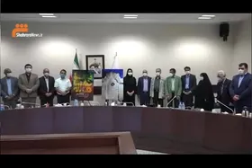 ویدئو | رونمایی از پوستر جایزه ادبی مشهد و اولین دوسالانه نقاشی توس