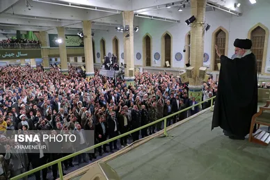سخنرانی نوروزی رهبر انقلاب در جمع اقشار مختلف مردم