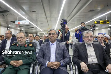 گزارش تصویری | آیین بهره‌برداری از ایستگاه پایانی خط دو مترو (شهید فکوری) مشهد (۱۳ اردیبهشت ۱۴۰۴)