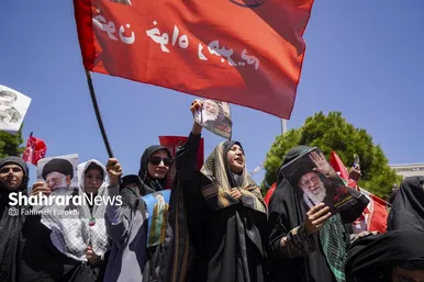 گزارش تصویری | اشک پرچم