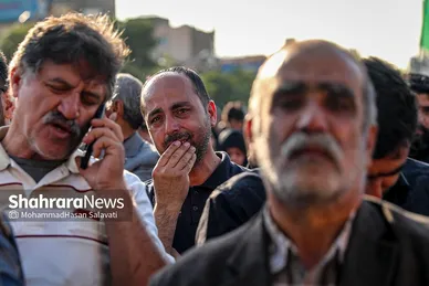 اجتماع مردم مشهد برای شهادت خادم الرضا (ع) سید ابراهیم رئیسی