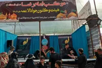 هشتمین خدمت | برپایی موکب مشهدی امام رضا (ع) در کاظمین ویژه زائران اربعین حسینی