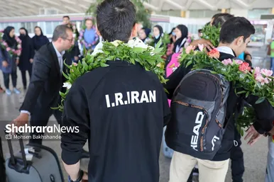 مراسم استقبال از قهرمانان نوجوان بدمینتون آسیا