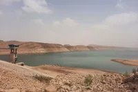 خسارت شن‌های روان به شبکه انتقال آب از سد دوستی