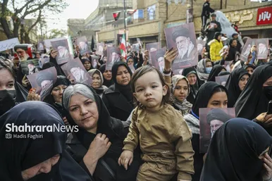 گزارش تصویری | اجتماع مهاجران افغانستانی در سوگ امام امت در محله گلشهر مشهد