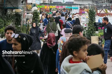 حال و هوای بازار گل در آستانه عید نوروز