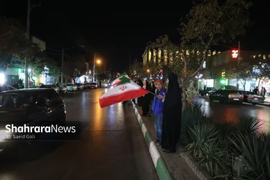 گزارش تصویری | برگزاری رزمایش مردمی تونل پرچم و زنجیره انسانی ۶ کیلومتری در مشهد