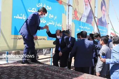 سفر وزیر راه به شهرستان گلبهار‎‎