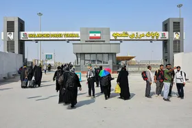 مجروح شدن ۴۰ زائر به دلیل ازدحام در مرز شلمچه + ویدئو