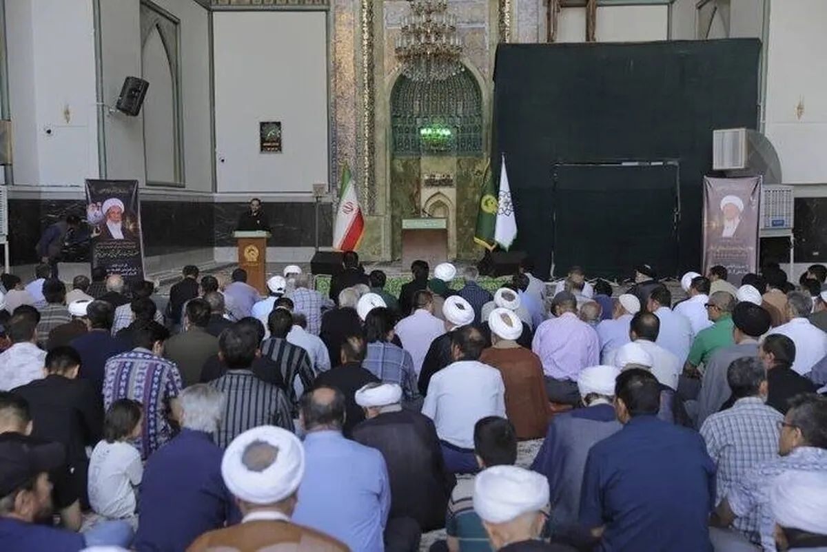 آیین بزرگداشت هفتمین روز درگذشت آیت‌الله محمداسحاق فیاض در حرم مطهر رضوی برگزار شد