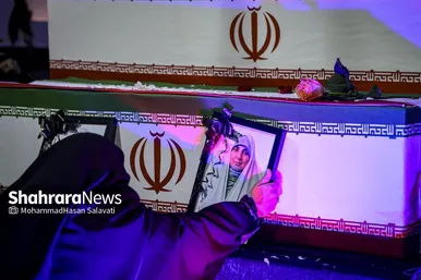 گزارش تصویری | مراسم وداع با پیکر مطهر شهدای سنگر خیابان