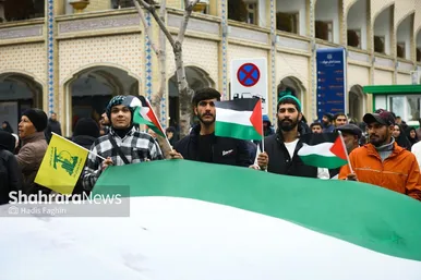 گزارش تصویری | راهپیمایی جمعه نصر و جشن پیروزی مقاومت فلسطین در مشهد