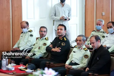 مراسم تودیع ومعارفه فرمانده انتظامی مشهد مقدس