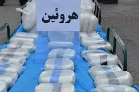 کشف ۳۲۴کیلوگرم هروئین در کامیون حامل ادوات کشاورزی