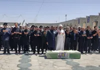 پیکر شهید «محمد مدیری» در مشهد مقدس تشییع شد
