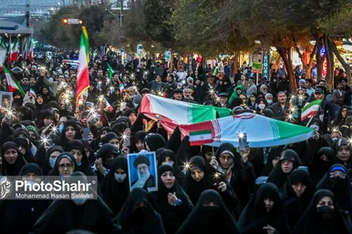 تشییع پیکر شهید مدافع امنیت «حسن براتی» در مشهد