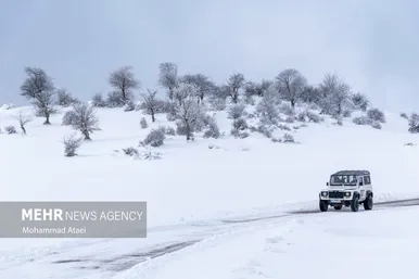 برف در رامیان