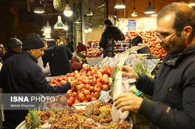 ایران زیباست | شب یلدا بازار همدان
