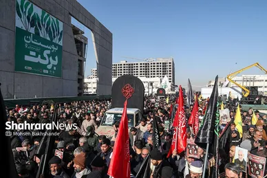 گزارش تصویری | اجتماع عظیم فاطمیون در مشهد