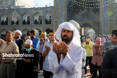 نماز عید سعید قربان در حرم مطهر رضوی