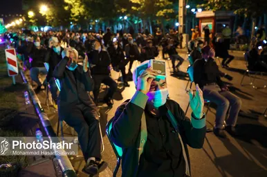 مراسم احیاء شب بیست و یک رمضان در بلوار امامت مشهد