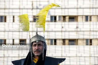 آیین خیمه سوزان عصر عاشورا در مشهد