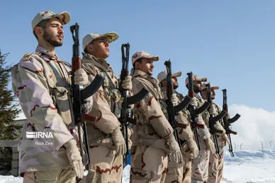 مرزبانان وطن در زمستان