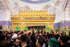 ویدئو | تشییع پیکر همسر آیت&zwnj;الله سیستانی در کربلا