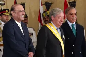 دیدار گوترش و زرداری در اسلام&zwnj;آباد | تأکید پاکستان بر دیپلماسی در مناقشه ایران و آمریکا