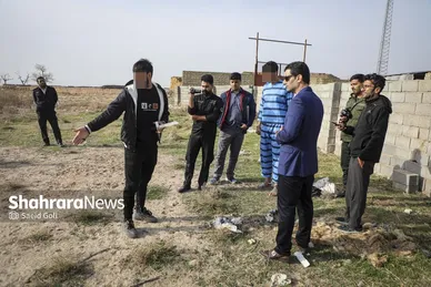 گزارش تصویری | بازسازی صحنه قتل در روستای «امرغان»