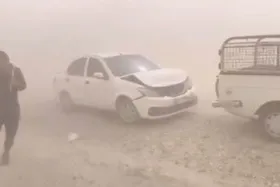 ویدئو| تصادف زنجیره&zwnj;ای در سیستان و بلوچستان