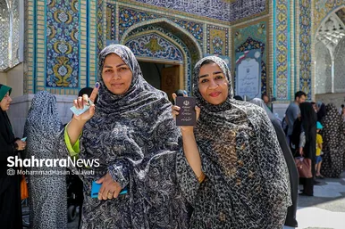 عکس‌هایی از مرحله دوم انتخابات چهاردهمین دوره ریاست‌جمهوری در مشهد (۳)