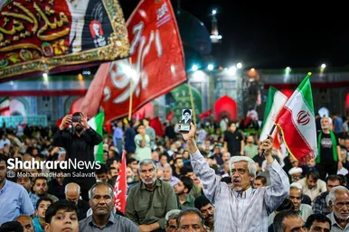 گزارش تصویری | آیین بزرگداشت چهلمین روز تشییع و تدفین تاریخی رهبر شهید انقلاب در مشهد