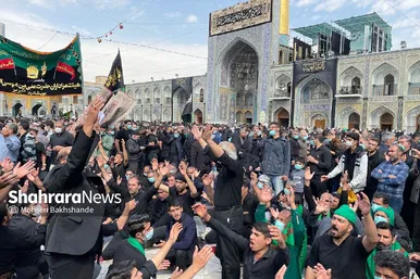 عزاداری روز شهادت امام رضا علیه اسلام در مشهد
