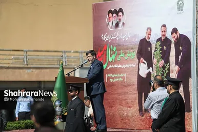 گزارش تصویری | پویش ملی نهال امید با حضور تولیت آستان قدس رضوی