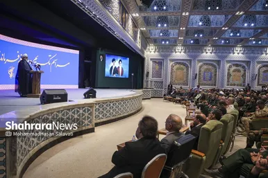 گزارش تصویری | مراسم تکریم و معارفه فرمانده سپاه امام رضا(ع)