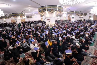 مراسم احیای ناشنوایان در حرم مطهر امام رضا(ع) 