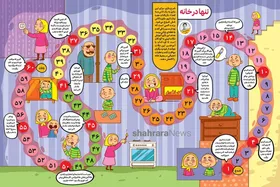 بازی تاس و مهره&zwnj;ای | تنها در خانه