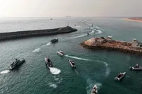 ویدئو|  رونمایی از نخستین شهر شناوری نیروی دریایی سپاه