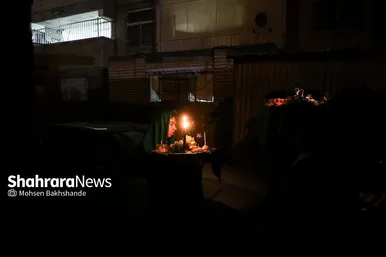 آیین سینی گردانی حضرت قاسم علیه السلام در شب هشتم محرم