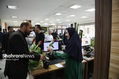 بازدید جمعی از مسئولین شهری و استانی مشهدمقدس از موسسه فرهنگی شهرآرا (۵) (۱۷ مرداد ۱۴۰۳)