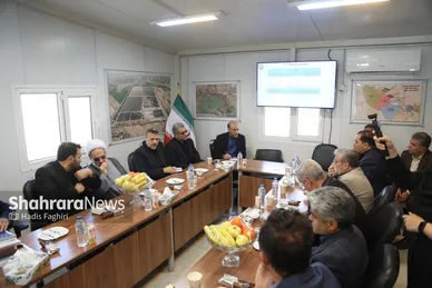 گزارش تصویری | بازدید معاون پیشگیری دادستان کل کشور از تصفیه‌خانه در حال احداث پرکندآباد