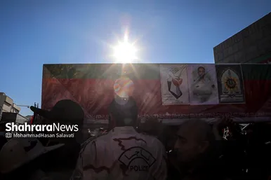 اجتماع عزاداران فاطمی و تشییع پیکر ۱۲ شهید گمنام دفاع مقدس و ۲ شهید حادثه تروریستی راسک در مشهد