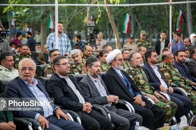 آیین بازگشایی معابر پادگان لشکر 77