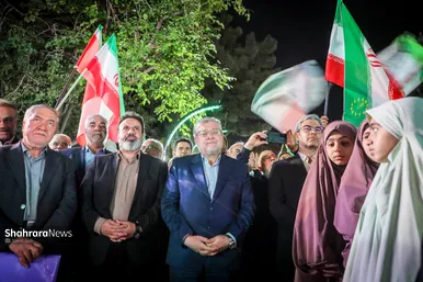 گزارش تصویری | آیین رونمایی از یادمان شهدای گمنام بوستان ملت